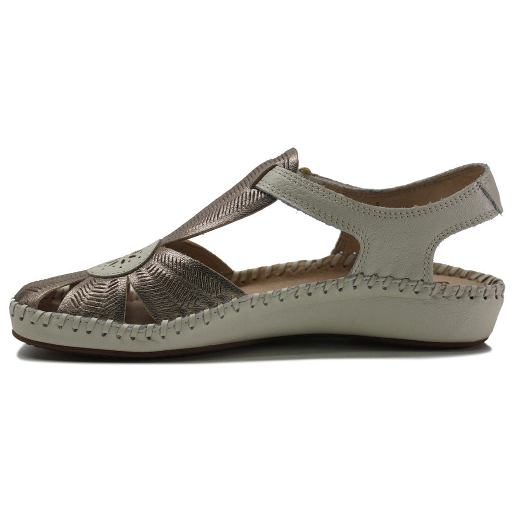 Pikolinos P. Vallarta 655-0575CLC1 Leather Womens Sandals#color_stone