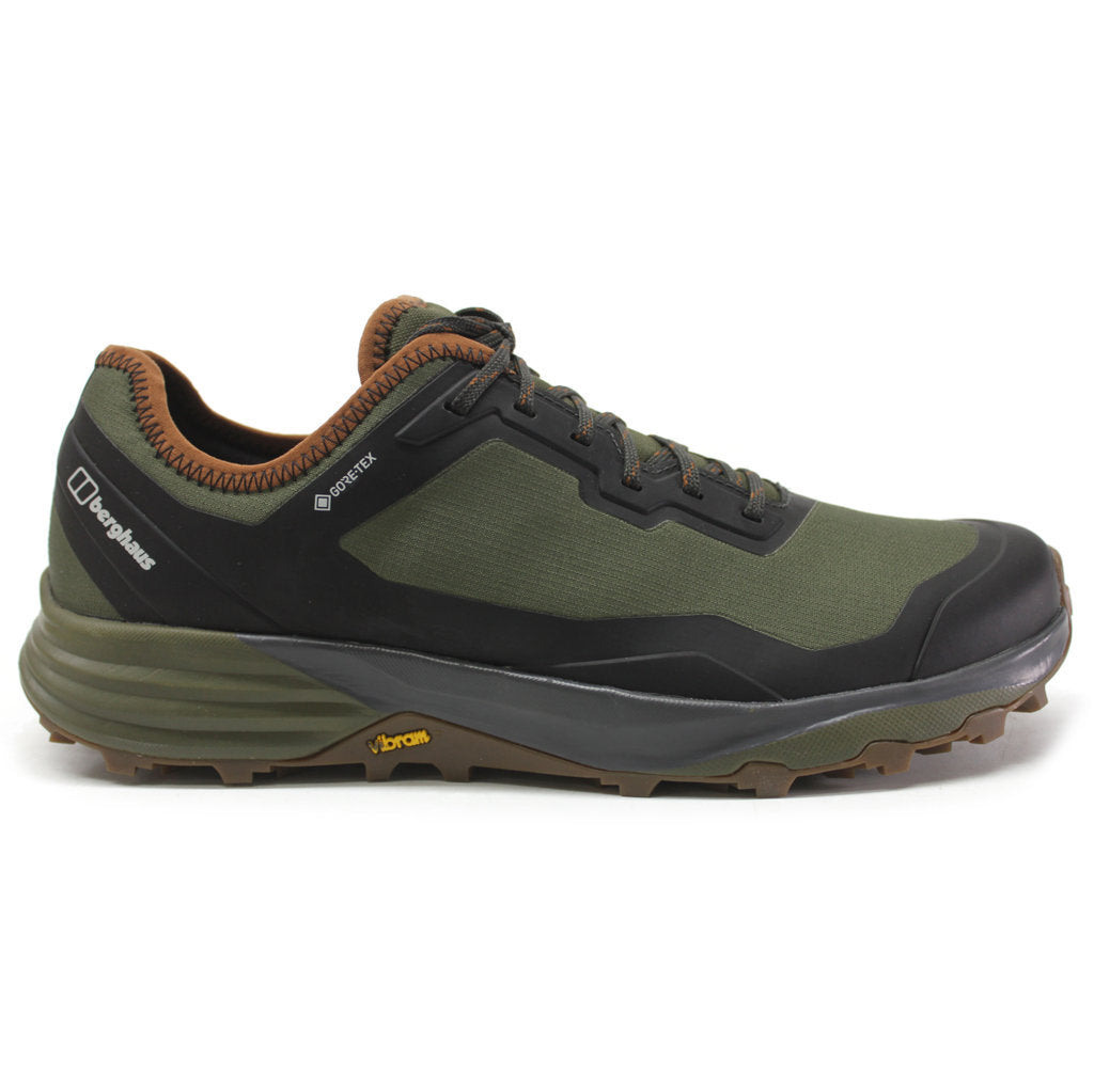Berghaus VC22 GTX AM Synthetic Textile Men's Trail Running Shoes#color_dark brown dark green