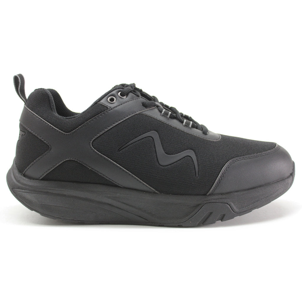 MBT Sport 4 Synthetic Suede & Mesh Men's Low-Top Sneakers#color_black