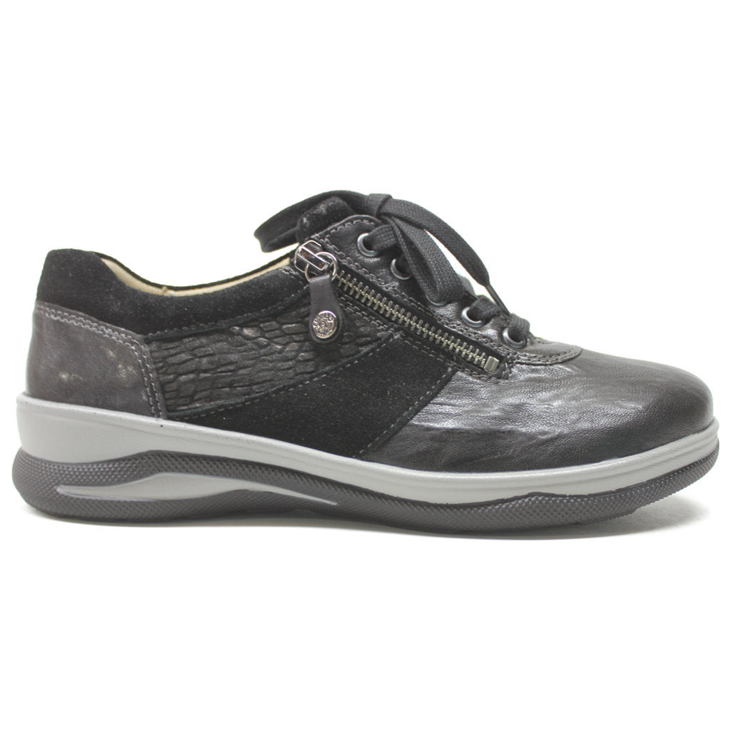 Fidelio Haley Leather Womens Shoes#color_black