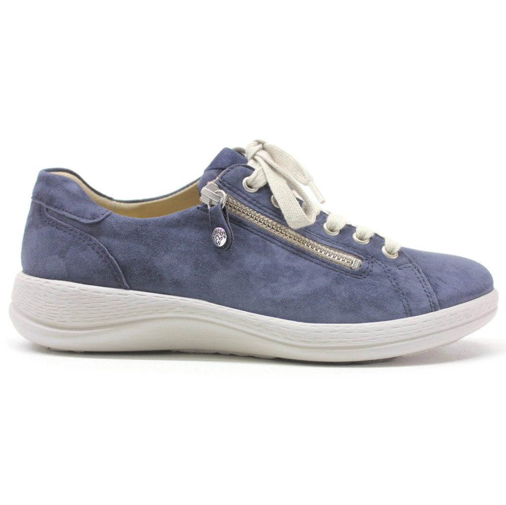 Fidelio Holiday Leather Women's Low-top Zip & Lace Shoes#color_notte