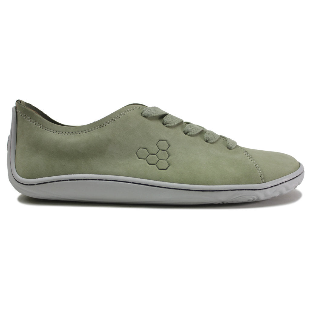 Vivobarefoot Addis Lewa Leather Womens Sneakers#color_sage