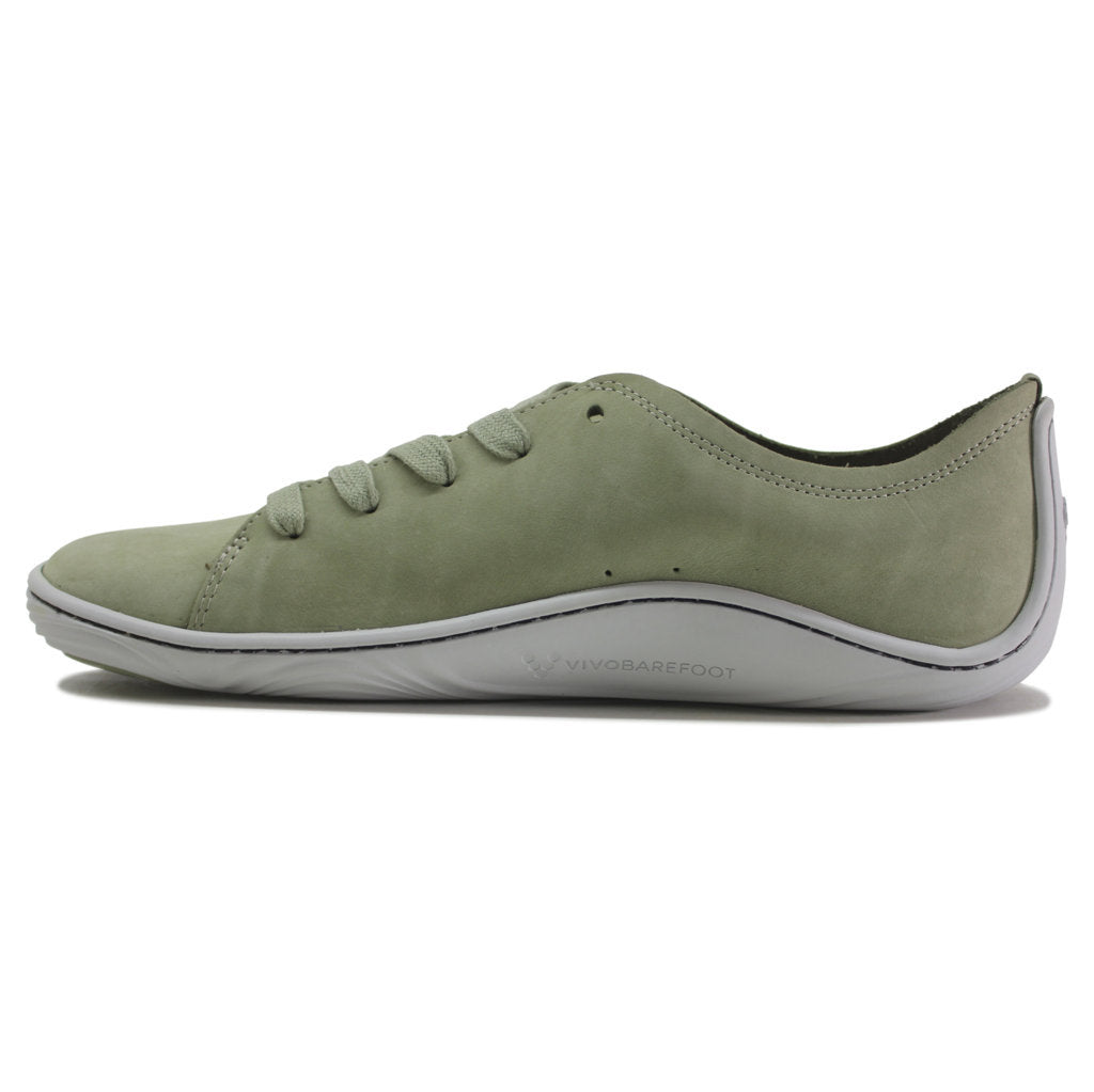 Vivobarefoot Addis Lewa Leather Womens Sneakers#color_sage