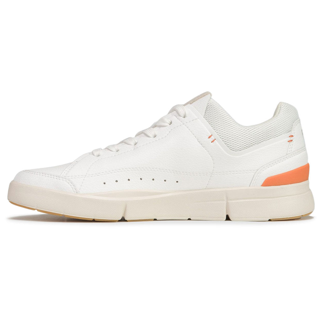 On Running The Roger Centre Court Synthetic Leather Women's Low-Top Sneakers#color_white sienna