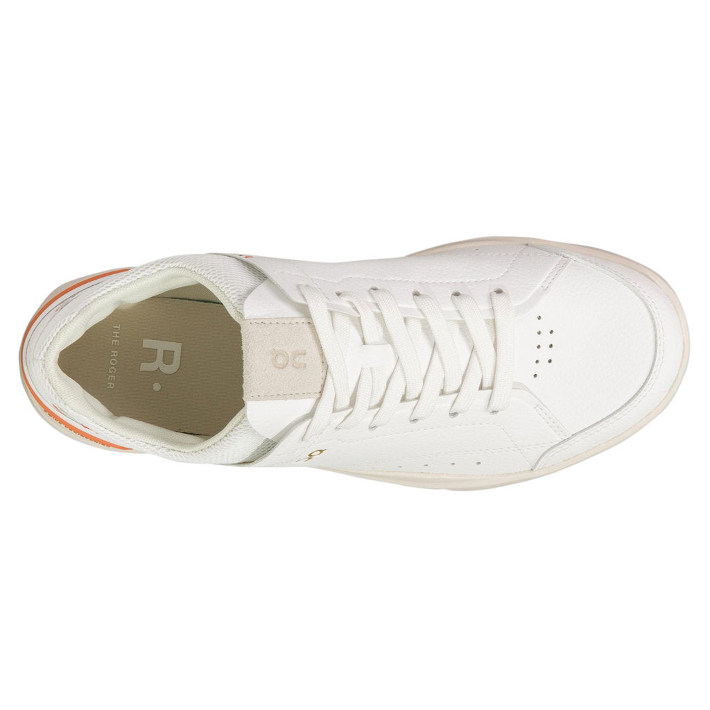 On Running The Roger Centre Court Synthetic Leather Women's Low-Top Sneakers#color_white sienna