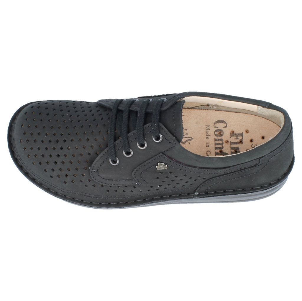 Finn Comfort Baden Leather Men's Shoes#color_black