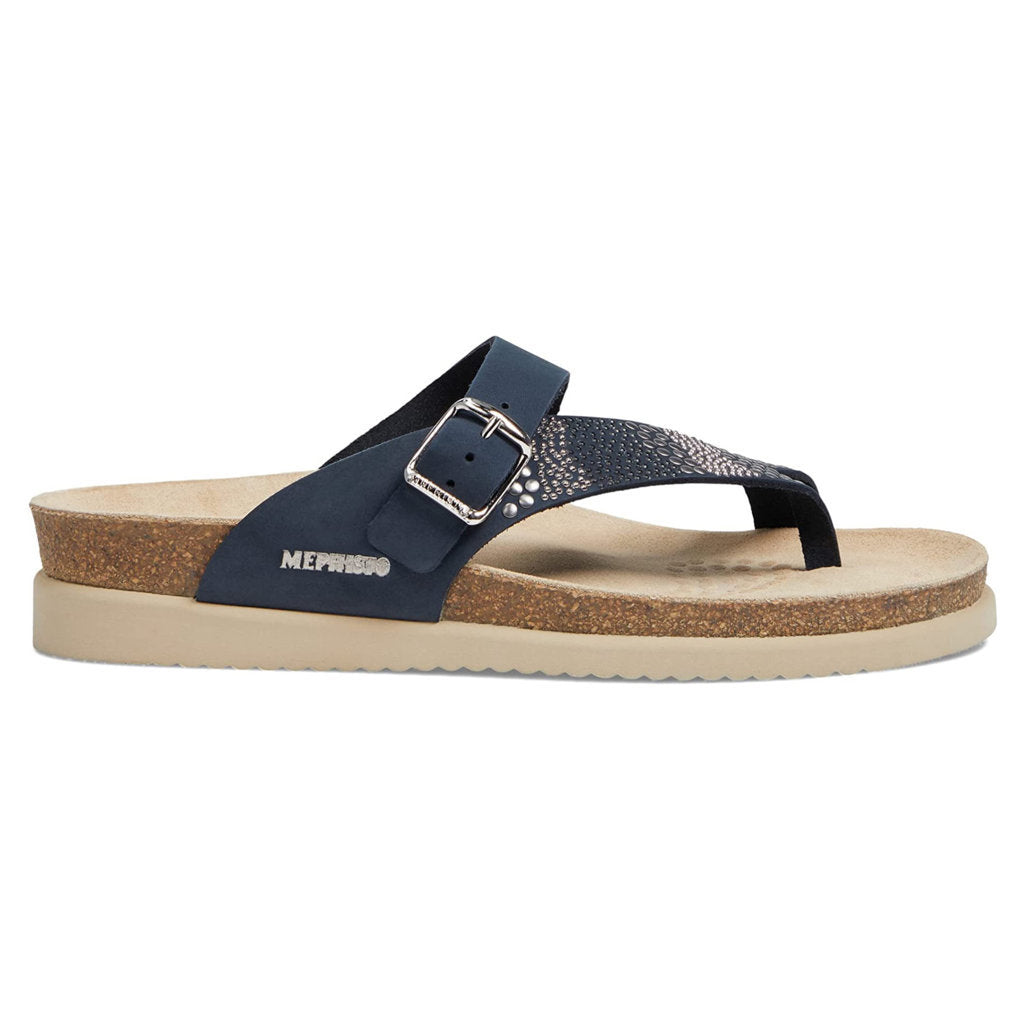 Mephisto Helenka Nubuck Womens Sandals#color_navy