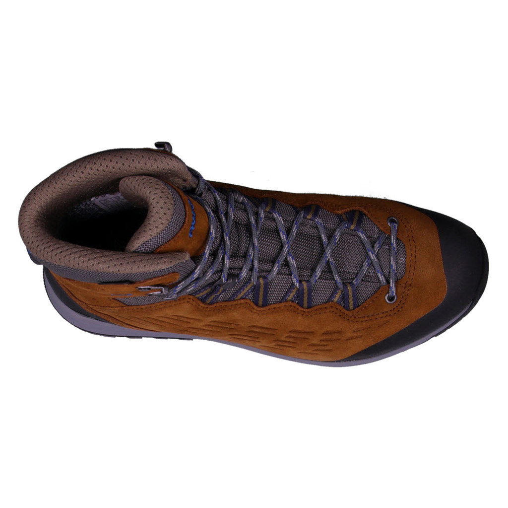 Lowa Explorer II GTX Mid Suede Textile Womens Boots#color_almond blue