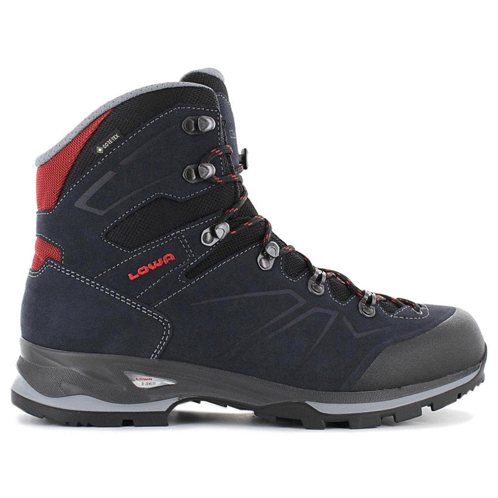 Lowa Baldo GTX Suede Textile Mens Boots#color_navy red