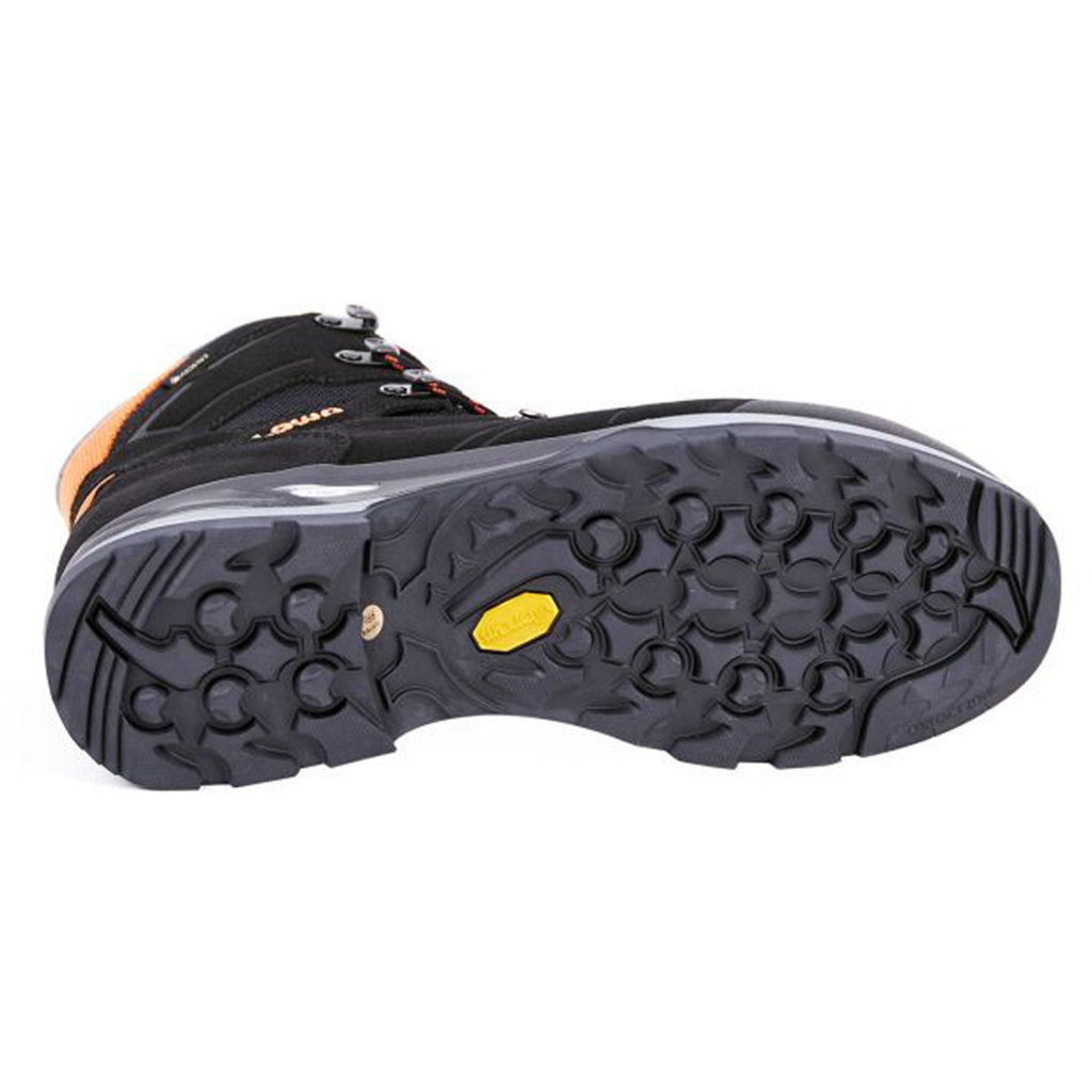 Lowa Baldo GTX Suede Textile Mens Boots#color_black orange