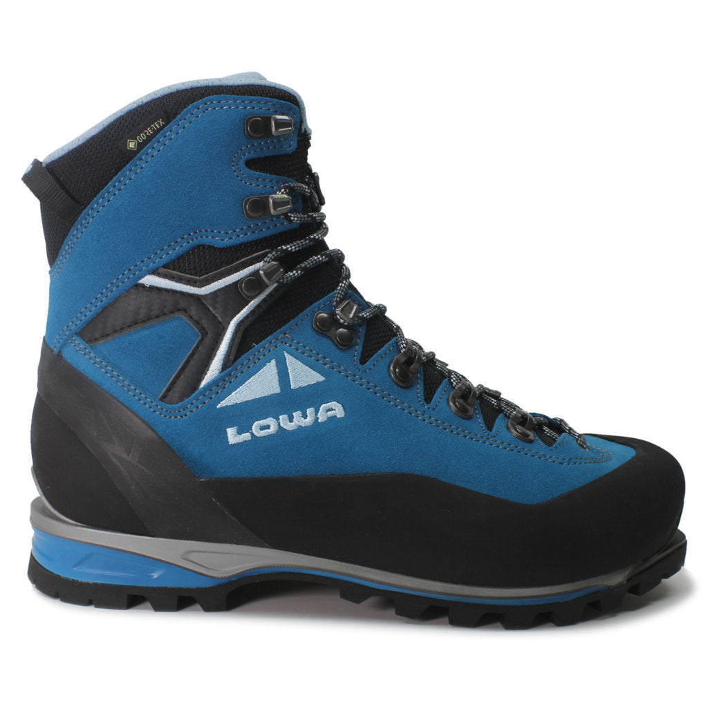 Lowa Alpine Expert II GTX Suede Textile Womens Boots#color_turquoise ice blue
