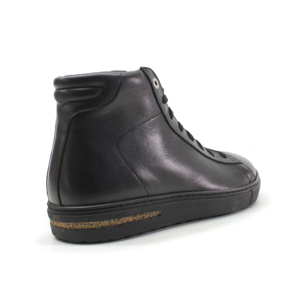 Birkenstock Bend Mid Leather Unisex Sneakers#color_black