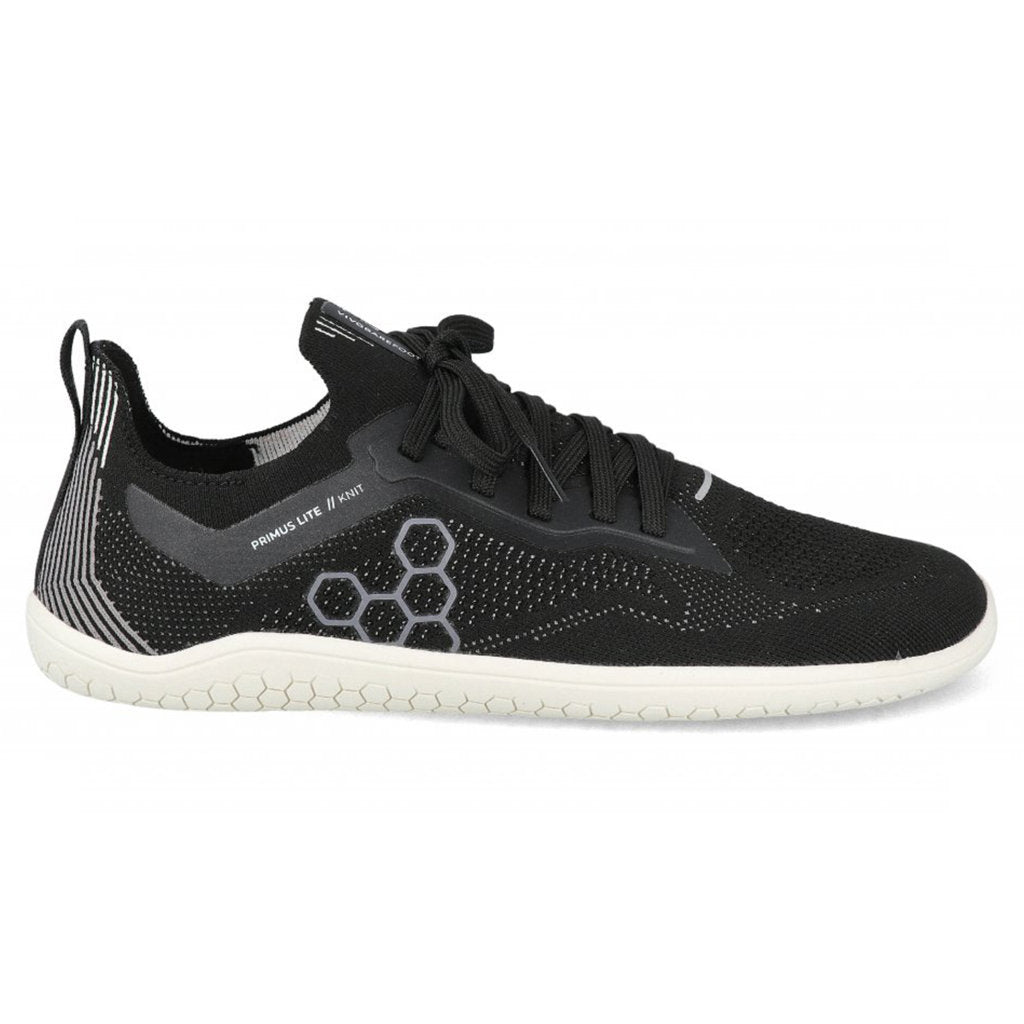 Vivobarefoot Primus Lite Knit Textile Synthetic Mens Sneakers#color_obsidian