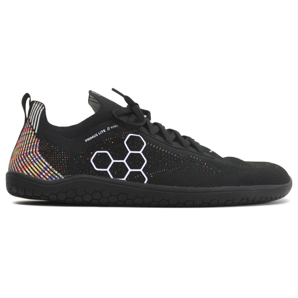 Vivobarefoot Primus Lite Knit Textile Synthetic Mens Sneakers#color_obsidian iridescent