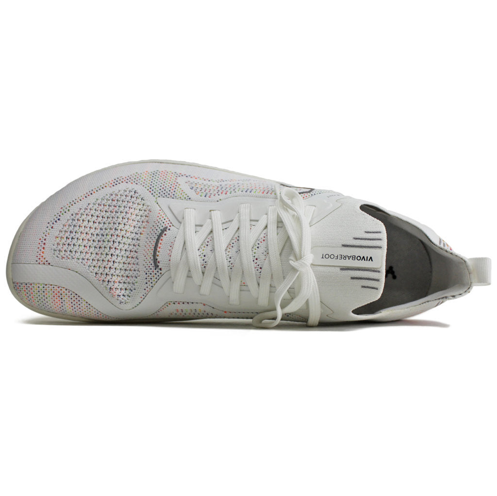 Vivobarefoot Primus Lite Knit Textile Synthetic Womens Sneakers#color_bright white iridescent