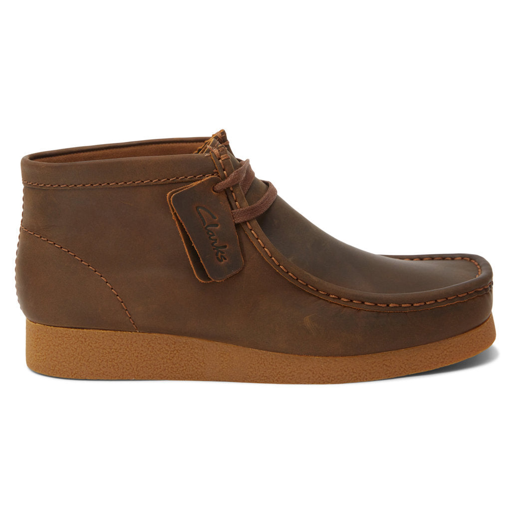 Clarks Wallabee Evo Leather Men's Boots#color_beeswax
