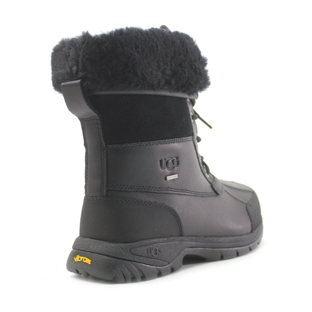UGG Butte Synthetic Leather Men's Waterproof Boots#color_black