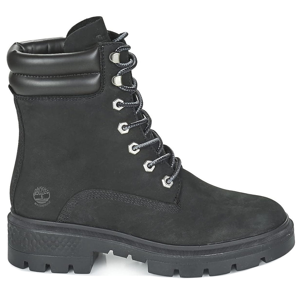 Timberland Cortina Valley 6 Inch Nubuck Women's Waterproof Boots#color_black