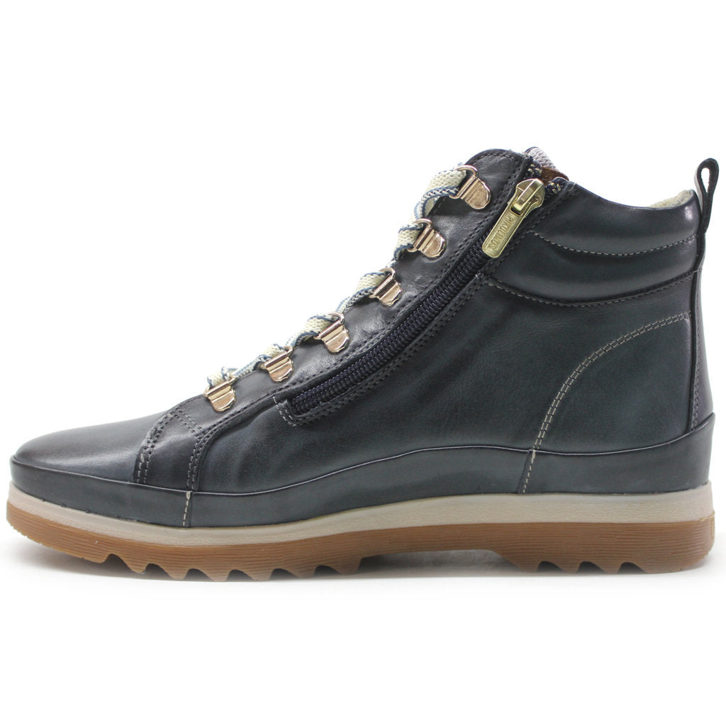 Pikolinos Vigo W3W Leather Womens Boots#color_ocean
