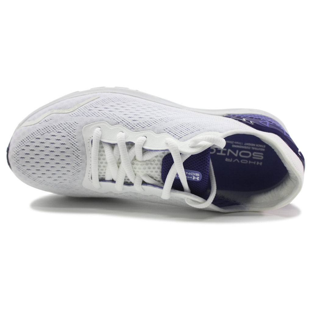 Under Armour HOVR Sonic 6 Textile Womens Sneakers#color_white blue