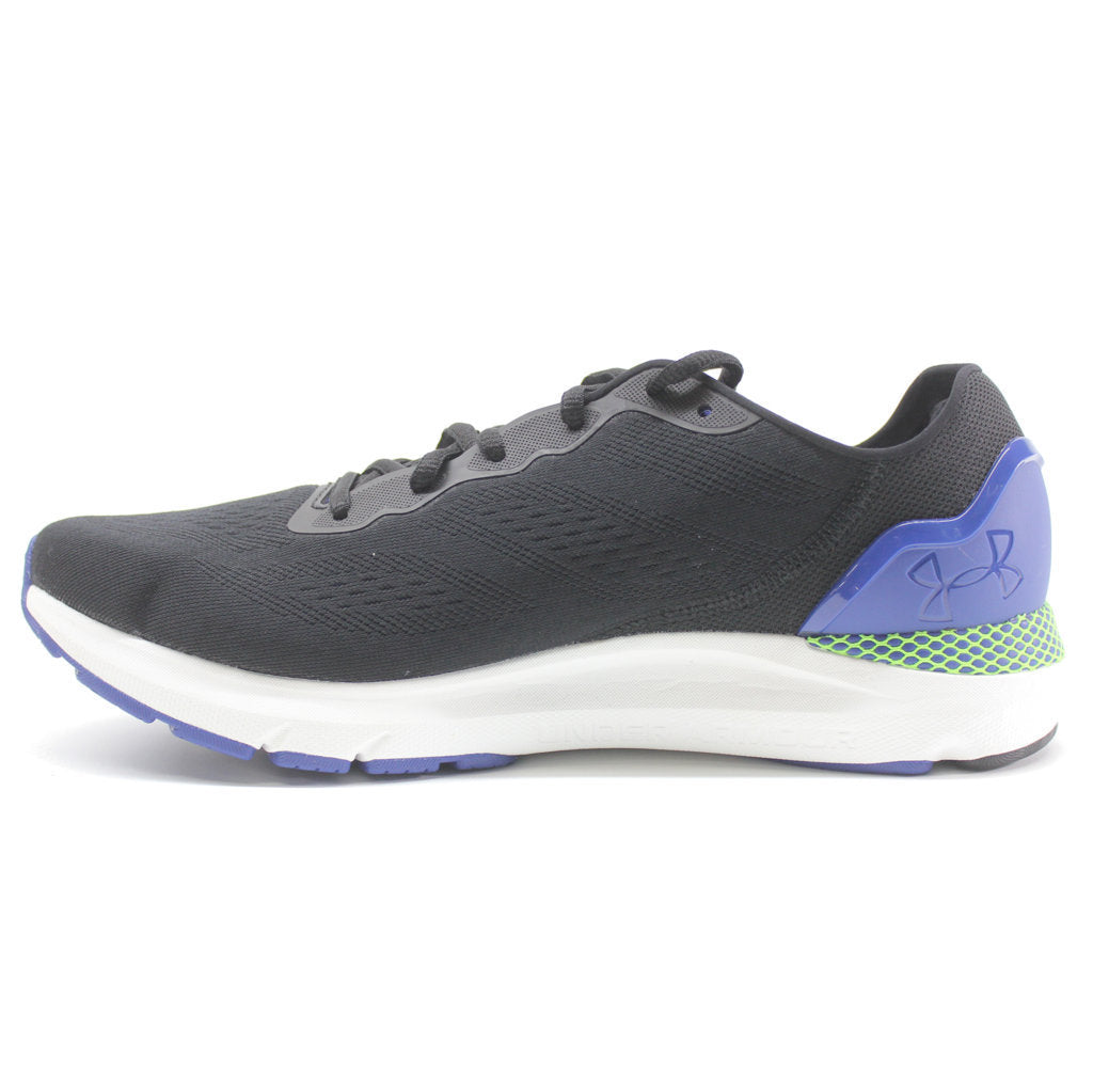 Under Armour HOVR Sonic 6 Textile Synthetic Mens Sneakers#color_black blue