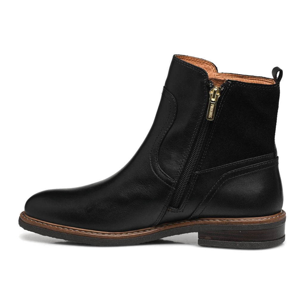 Pikolinos Aldaya W8J-8604 Leather Womens Boots#color_black