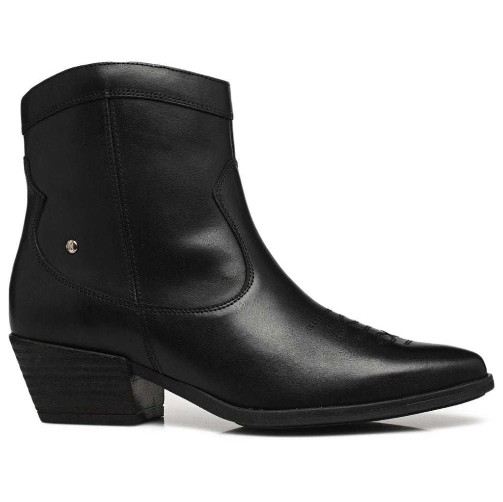 Pikolinos Vergel Leather Womens Boots#color_black