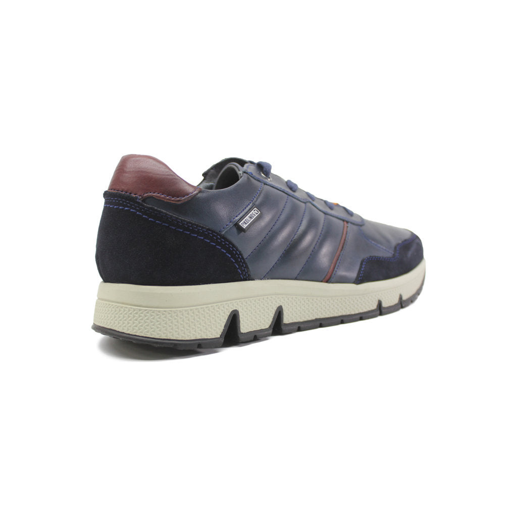 Pikolinos Ferrol M9U Leather Mens Sneakers#color_blue