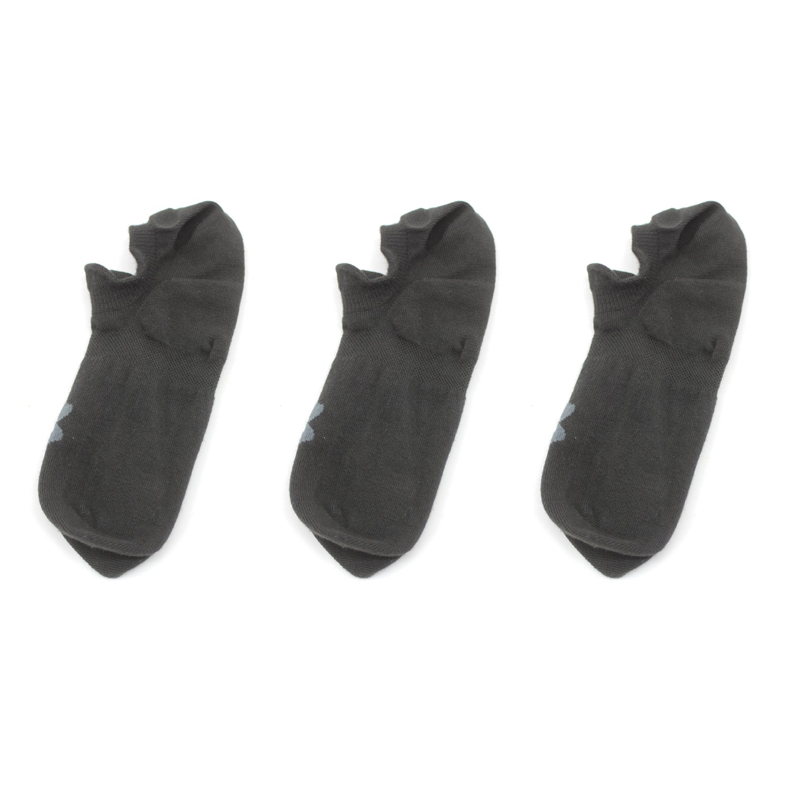 Under Armour Ultra Lo 3 Pack Socks Unisex#color_Black Pitch Gray