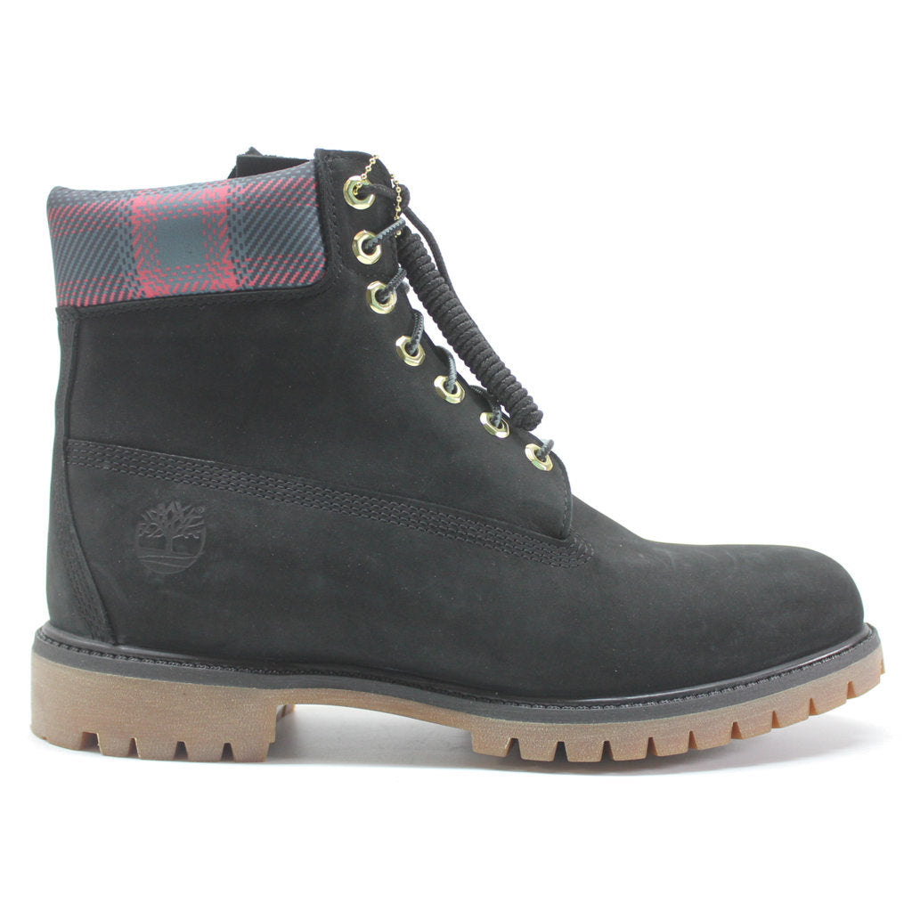 Timberland 6 Inch Premium WP Nubuck Mens Boots#color_black pink