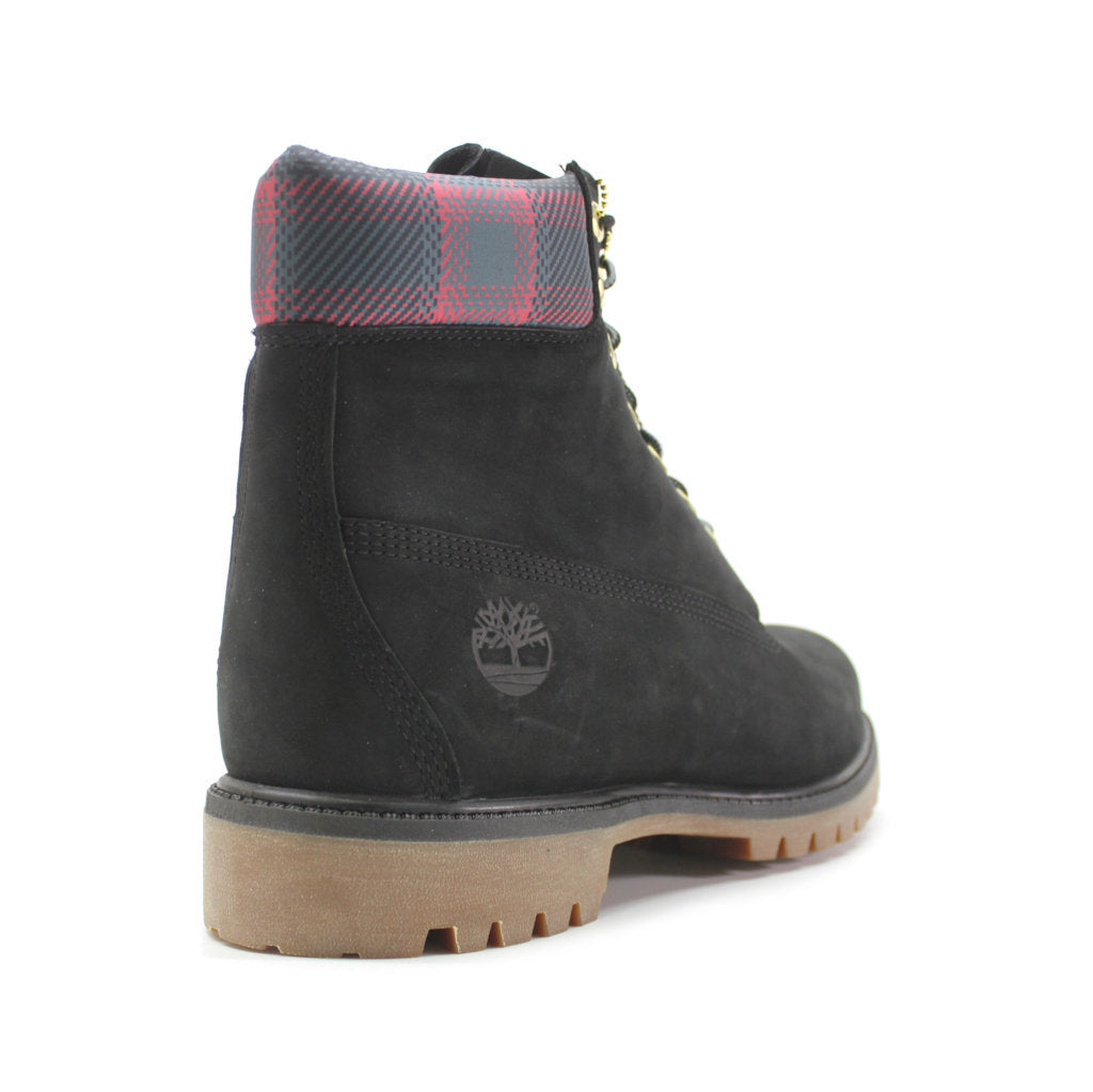 Timberland 6 Inch Premium WP Nubuck Mens Boots#color_black pink