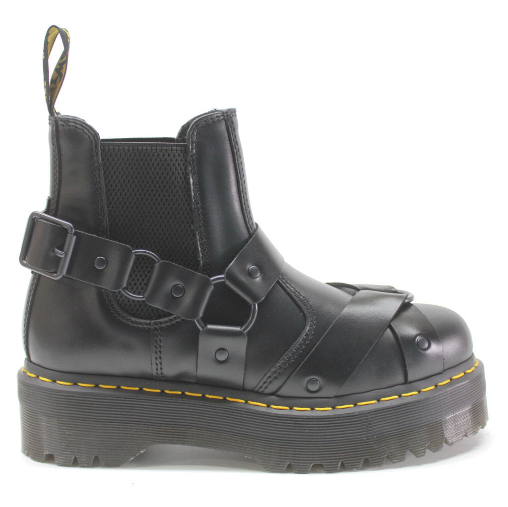 Dr. Martens 2976 Quad Harness Paris Leather Unisex Boots#color_black