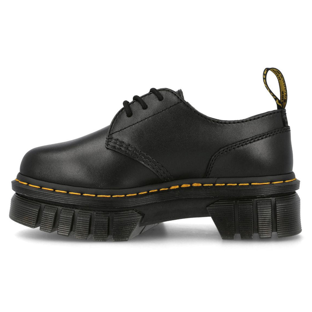Dr. Martens Audrick 3-Eye Nappa Lux Leather Womens Shoes#color_black