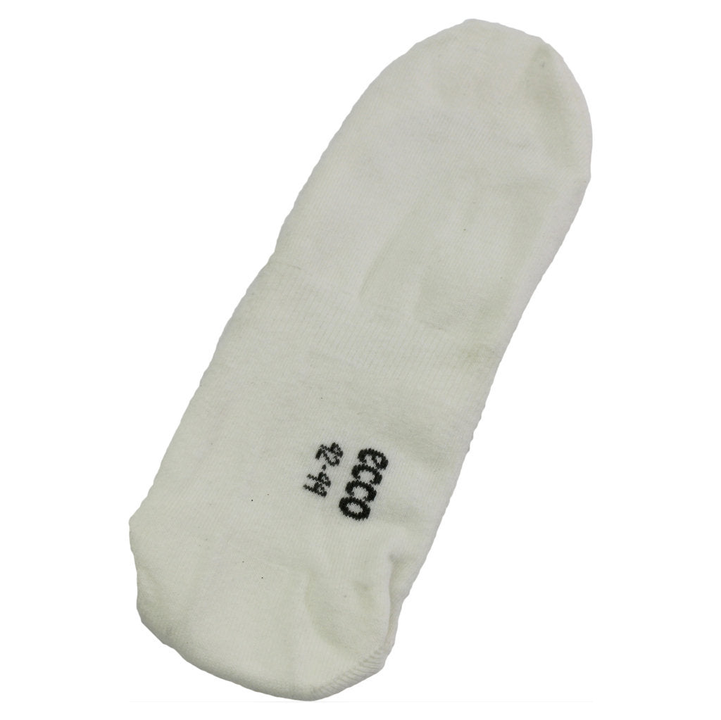 Ecco Longlife In Shoe 9085479 Cotton Unisex Socks#color_bright white