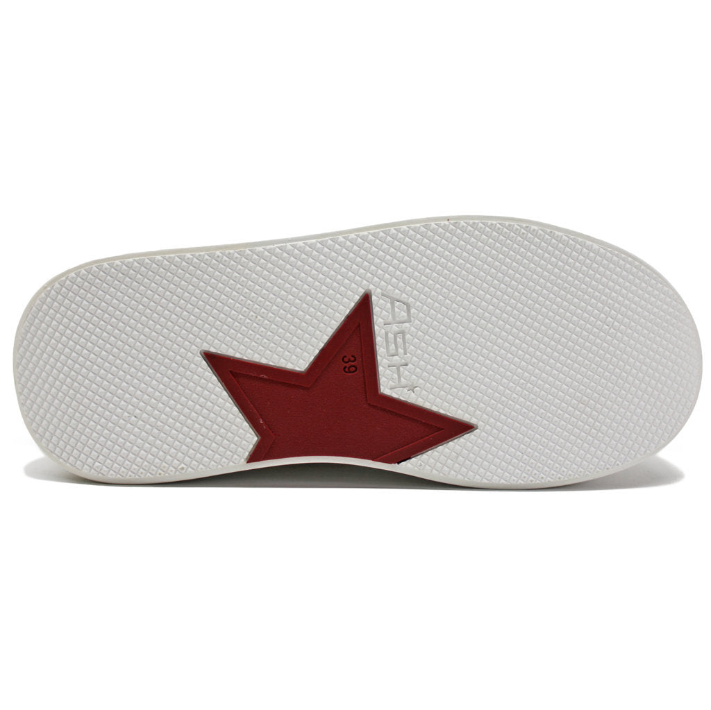 Ash Match Leather Womens Sneakers#color_white white