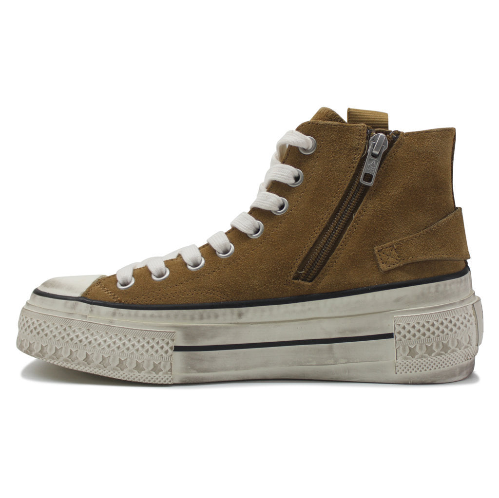 Ash Rage Suede Womens Sneakers#color_golden brown