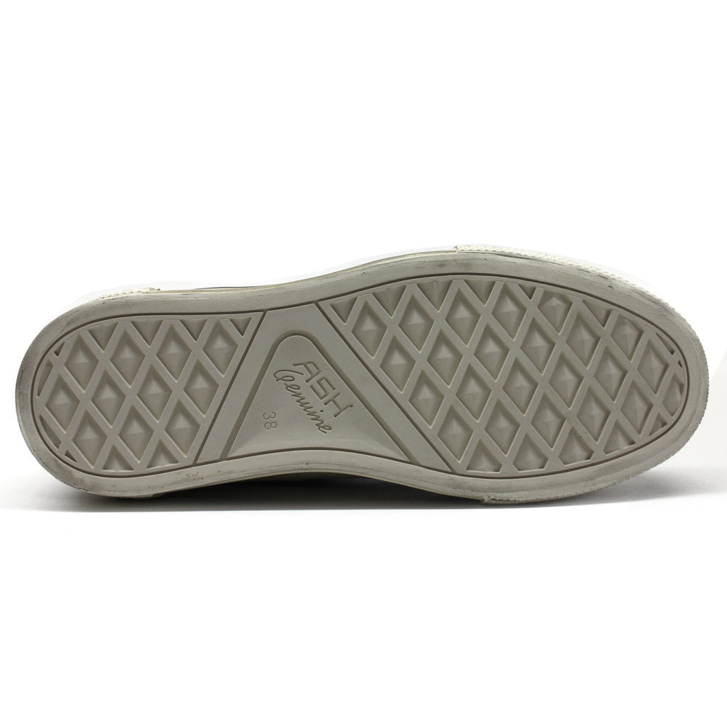 Ash Rainbow Nappa Leather Womens Trainers#color_black