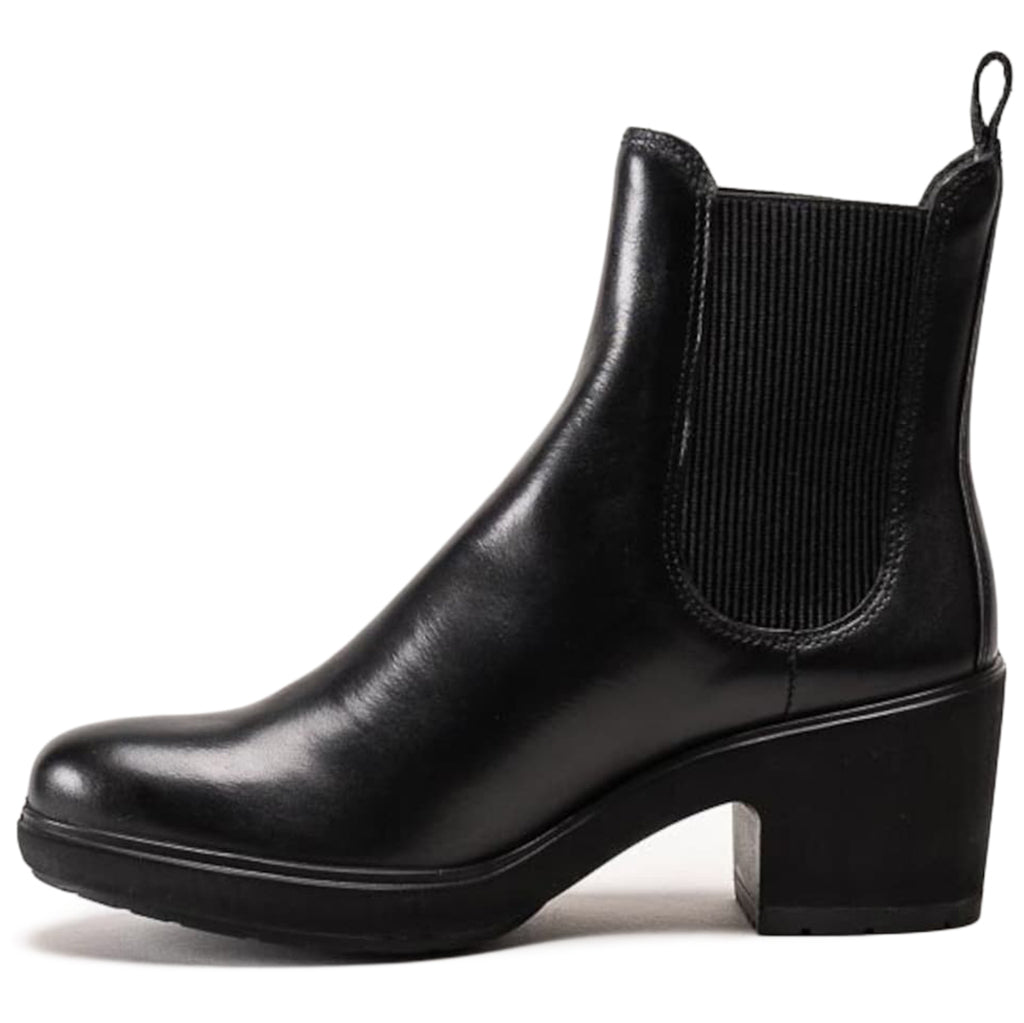 Ecco Metropole Zurich 222213 Full Grain Leather Womens Boots#color_black