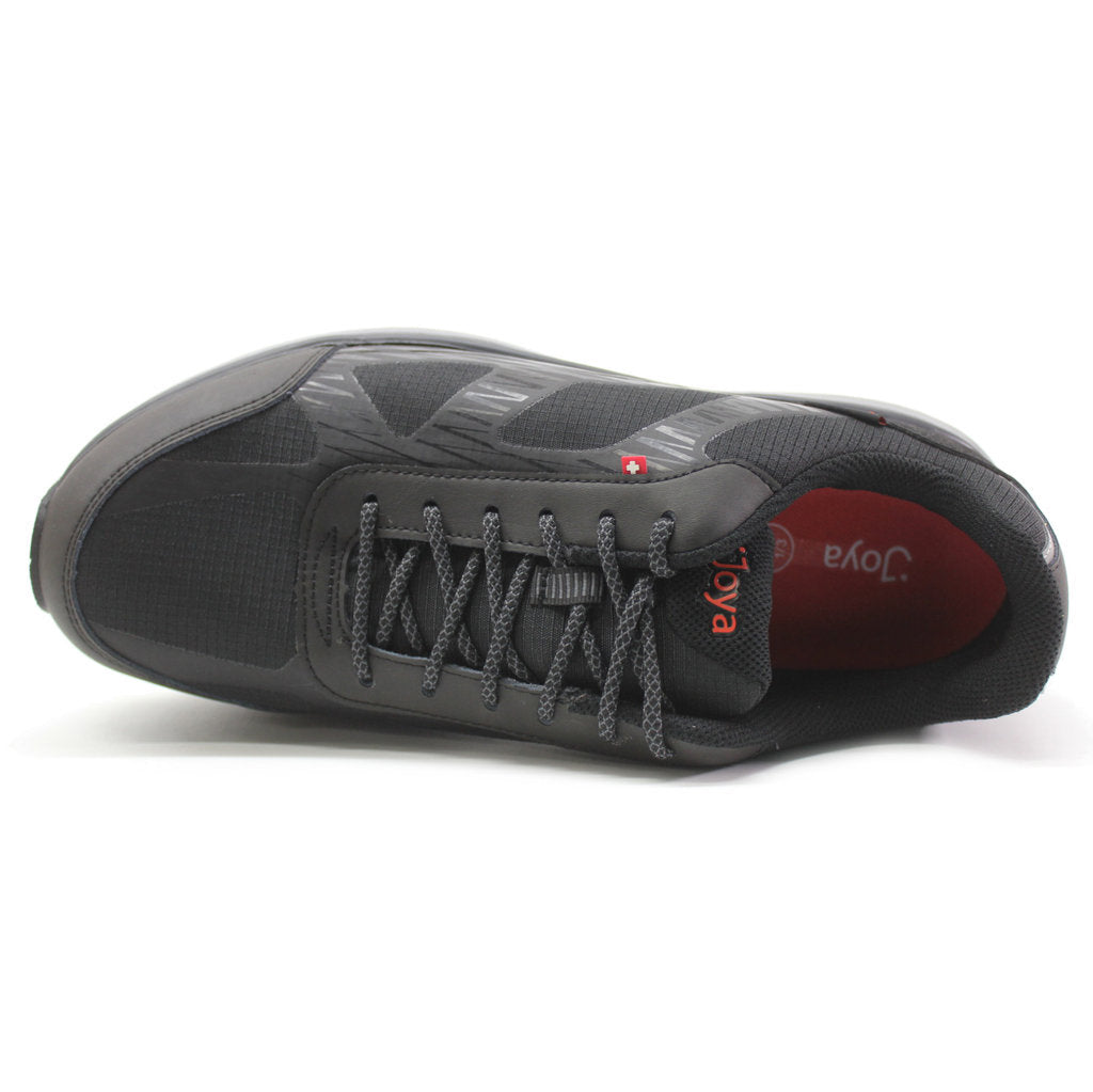 Joya Cancun II STX Leather Textile Mens Sneakers#color_black