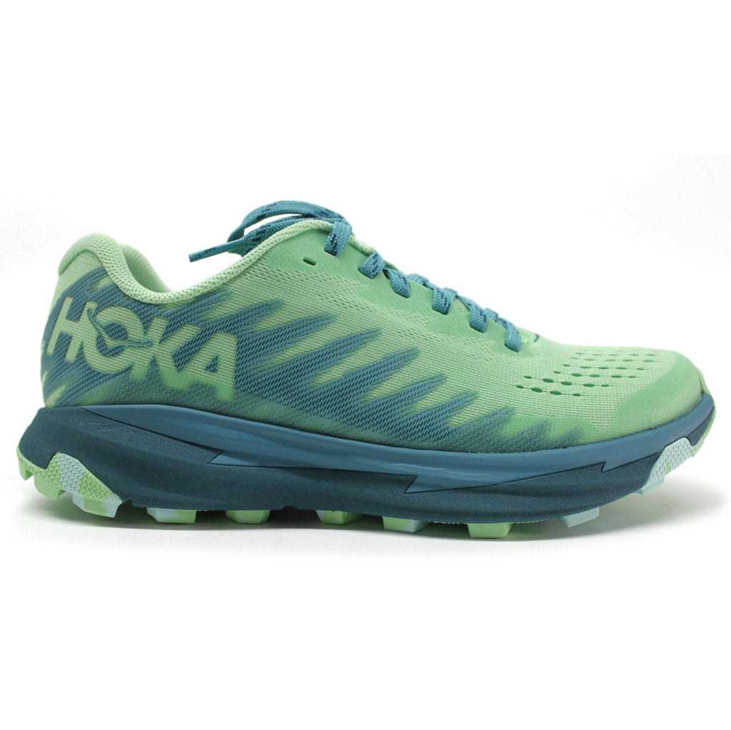 Hoka Torrent 3 Textile Synthetic Women's Running Shoes#color_lime glow deep lagoon