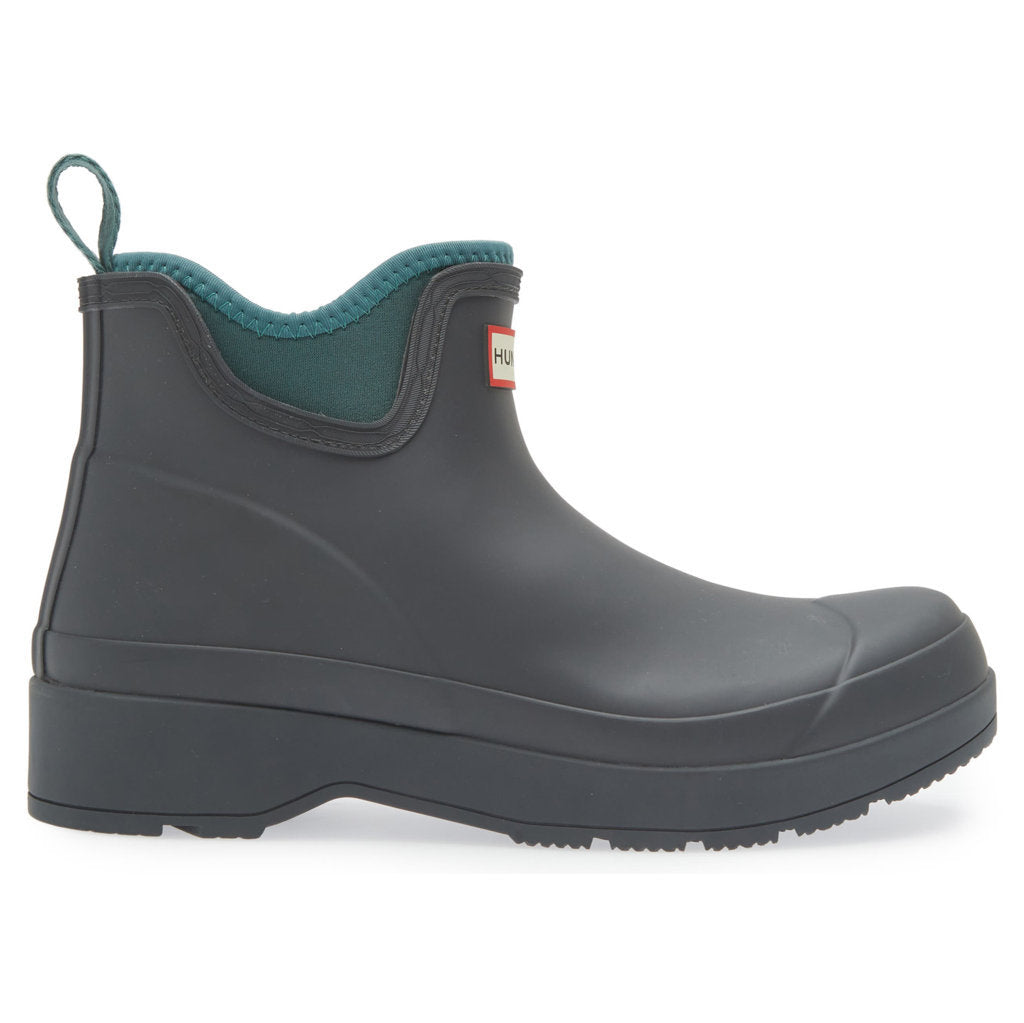 Hunter Play Chelsea Neoprene Rubber Mens Boots#color_noctis teal tempo