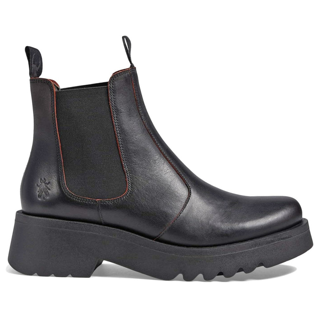 Fly London MEDI789FLY Java Leather Womens Boots#color_black red