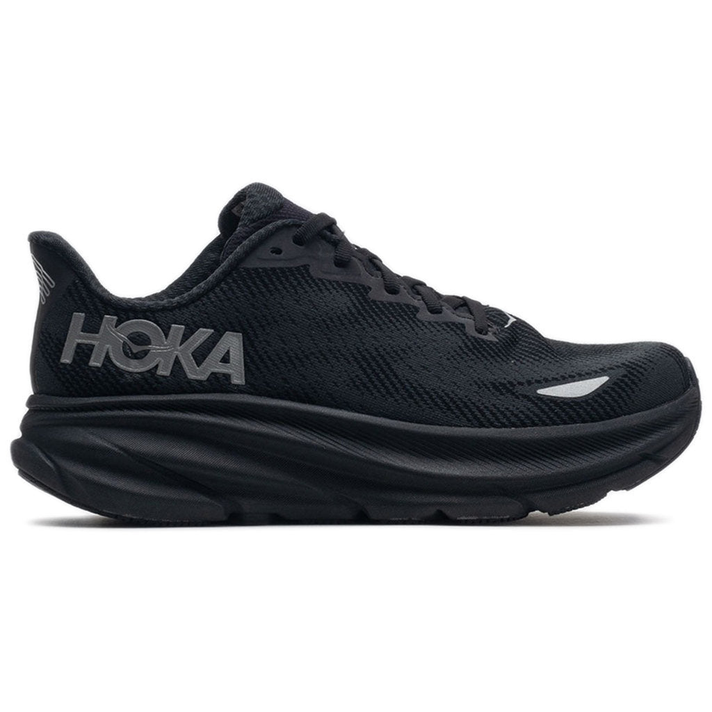 Hoka One One Clifton 9 GTX Textile Womens Sneakers#color_black black