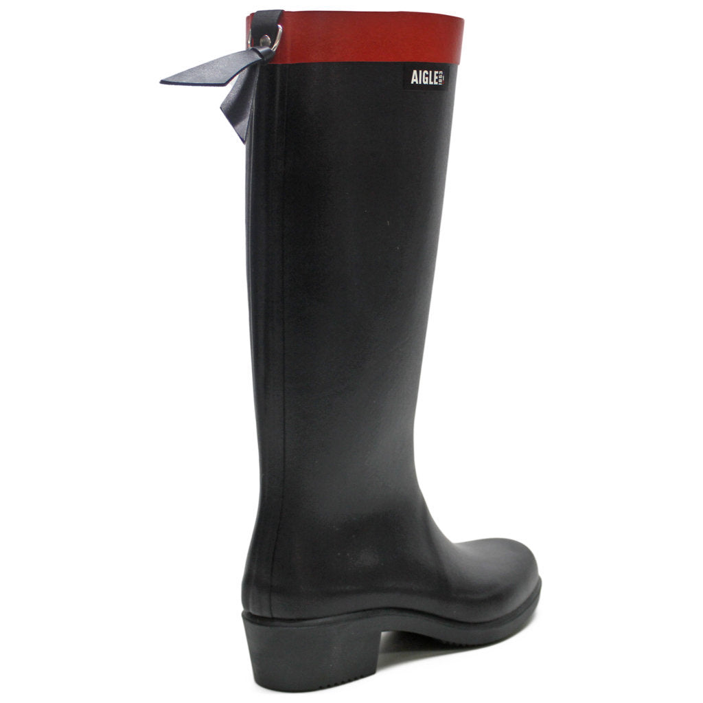 Aigle Myrica Rubber Womens Boots#color_marine