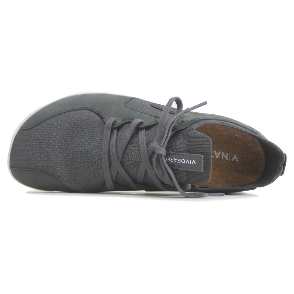 Vivobarefoot Primus Asana II Textile Nubuck Mens Sneakers#color_obsidian