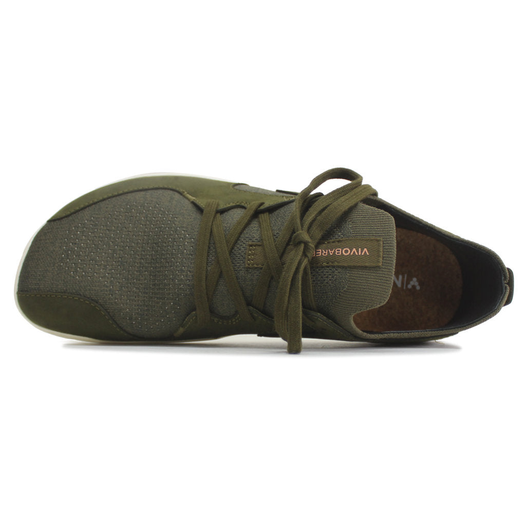 Vivobarefoot Primus Asana II Textile Nubuck Mens Sneakers#color_olive