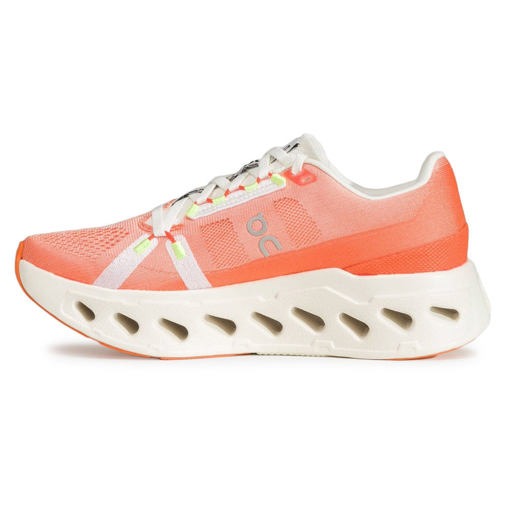 On Cloudeclipse Textile Women's Running Shoes#color_flame ivory