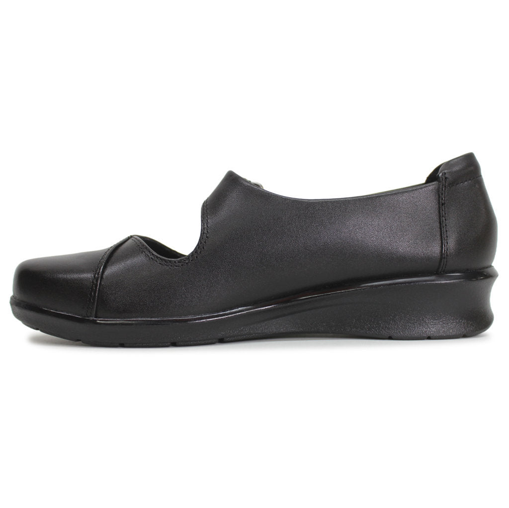 Clarks Originals Hope Henley Leather Womens Shoes#color_black