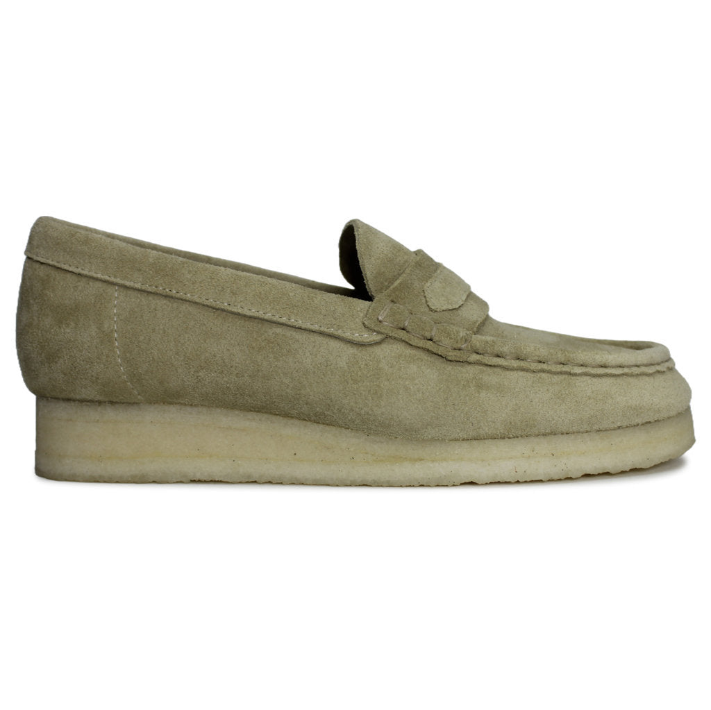Clarks Originals Wallabee Loafer Suede Womens Shoes#color_maple