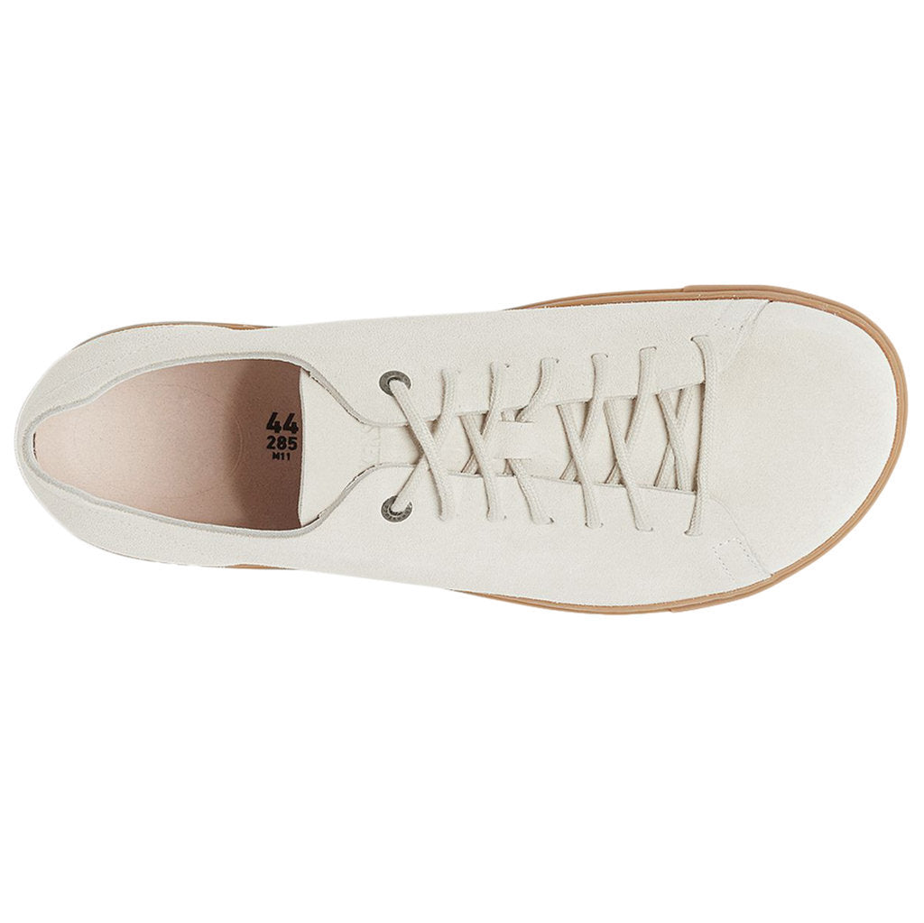 Birkenstock Bend Low Decon Nubuck Leather Unisex Sneakers#color_antique white